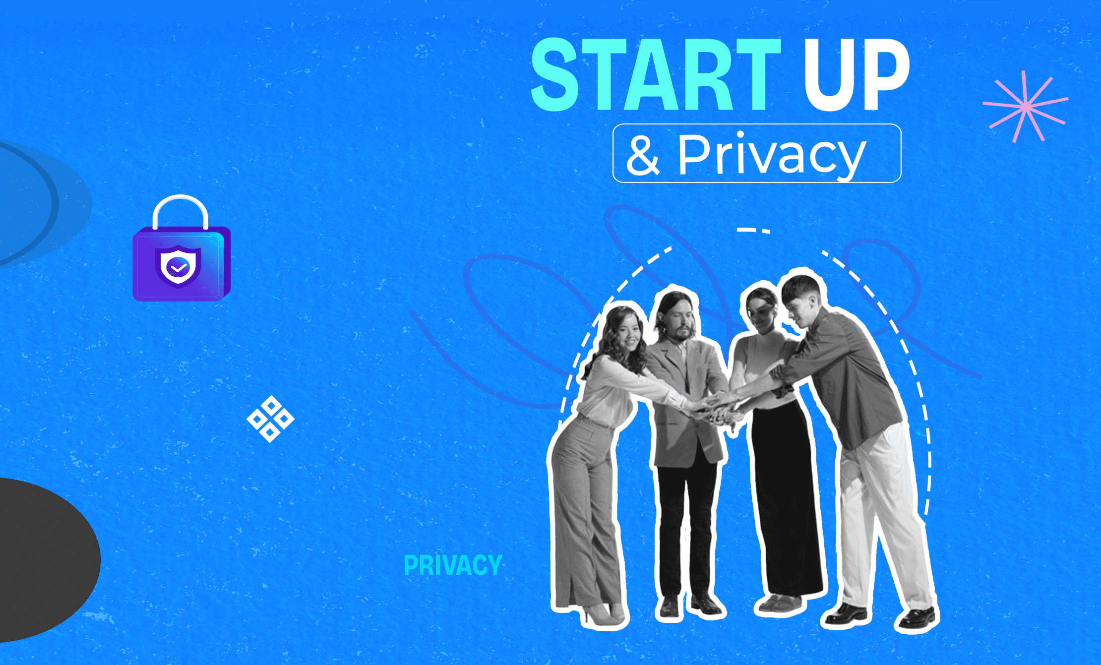 How does Sharkdom prioritize privacy of startups during their partnership interactions?